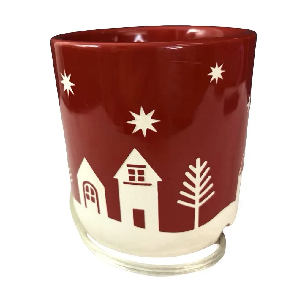 Yankee Candle WINTER VILLAGE Scenterpiece Easy MeltCup WARMER Christmas w/ Timer